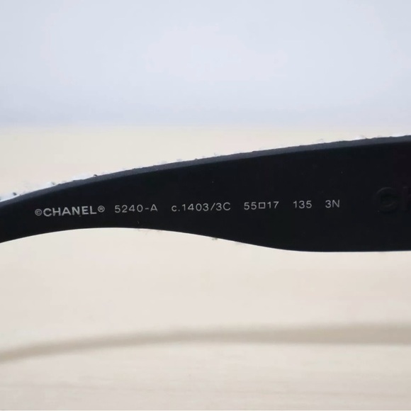 🕶️EUC Rare Chanel Tweed Boy CC Sunglasses🕶️ - Picture 11 of 17